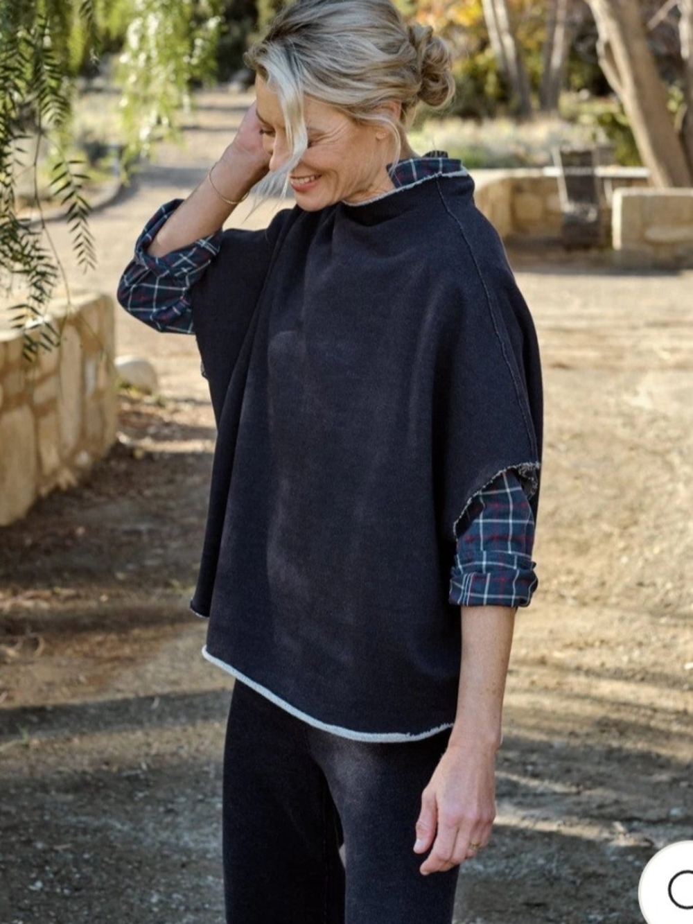 Frank & Eileen Light Gray Knit Top